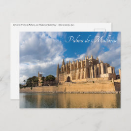 Cartão Postal Catedral de Palma de Mallorca na Hora Dourada