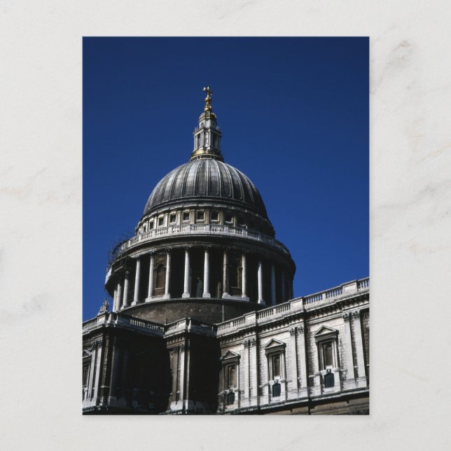 Cartão Postal Catedral de Paul, rua (Frente)