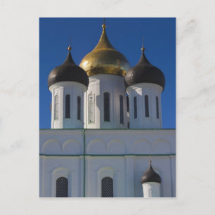 Cartão Postal Catedral de Pskov Kremlin e Trindade
