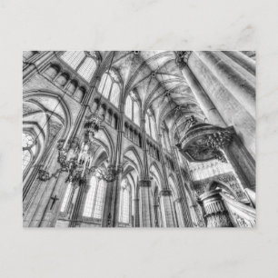 Cartão Postal Catedral de Reims Notre Dame
