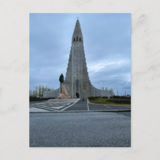 Cartão Postal Catedral de Reykjavik, Islândia, Hallgrimskirkja