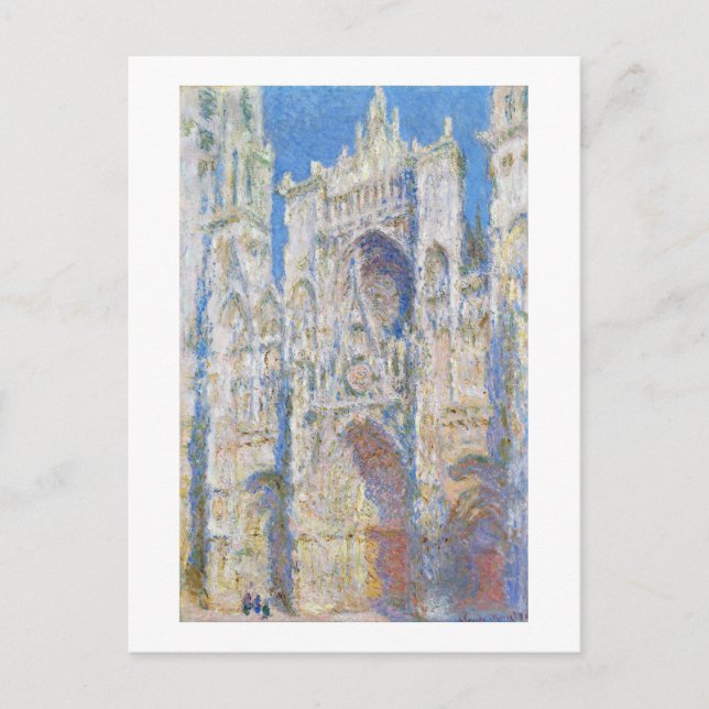 Cartão Postal Catedral de Rouen (Luz do Sol), Monet (Frente)