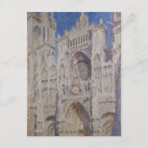 Cartão Postal Catedral de Rouen: O Portal Sunlight, Claude Monet