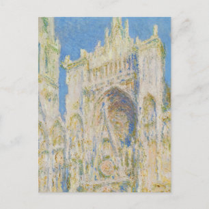 Cartão Postal Catedral de Rouen Portal Luz da Manhã Claude Monet