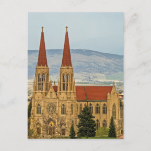 Cartão Postal Catedral de Ruas. Helena, Helena, Montana