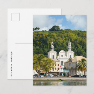 Cartão Postal Catedral de Saint-Pierre Martinique