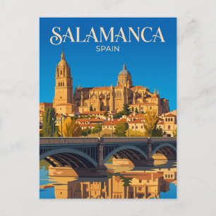 Cartão Postal Catedral de Salamanca Espanha
