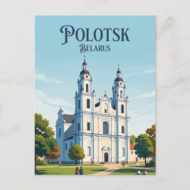 Cartão Postal Catedral de Santa Sofia Belarus (Frente)