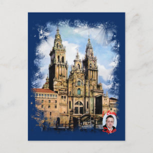 Cartão Postal Catedral de Santiago de Compostela (A Coruña)