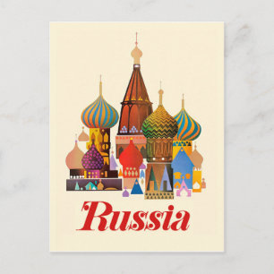 Cartão Postal Catedral de santo Basil, Moscou, Rússia