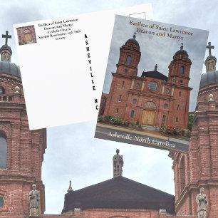 Cartão Postal Catedral de São Lourenço em Asheville, Carolina do