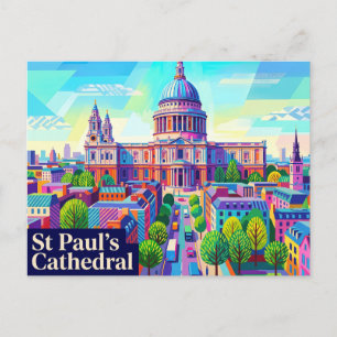 Cartão Postal Catedral de São Paulo Reino Unido