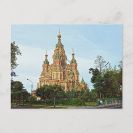 Cartão Postal Catedral de São Pedro e Paulo, Peterhof, Rússia