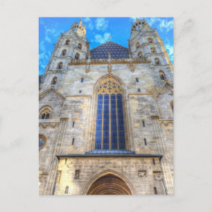 Cartão Postal Catedral de Stephen da rua Viena