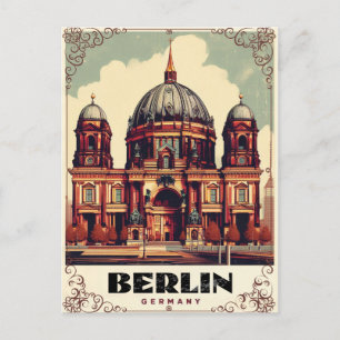 Cartão Postal catedral de vintage berlin - Igreja Colegial