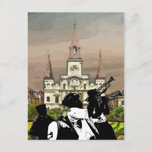 Cartão Postal Catedral Francesa do Quarto, Nova Orleans