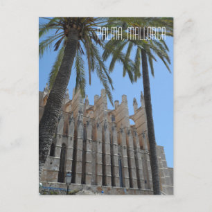 Cartão Postal Catedral Gótica de Palma - Espanha da Viagem Maio