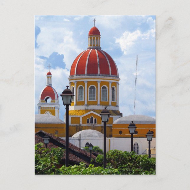 Cartão Postal catedral granada brilhante (Frente)