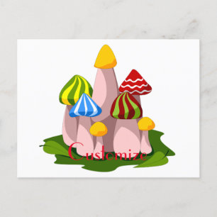 Cartão Postal Catedral Magia de Cogumelos Thunder_Cove