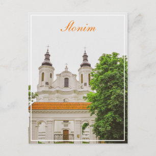 Cartão Postal Catedral Municipal da Arquitetura da Bielorrússia