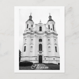 Cartão Postal Catedral Municipal da Arquitetura da Bielorrússia 