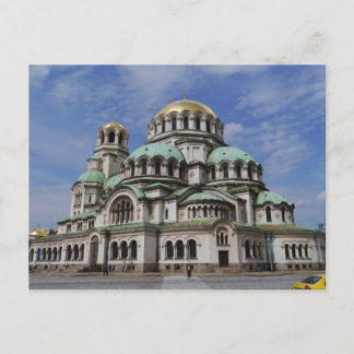 Cartão Postal Catedral ortodoxa de Sofia, Bulgária