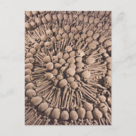 Cartão Postal Catedral Subterrânea Macabra Arte Peruana