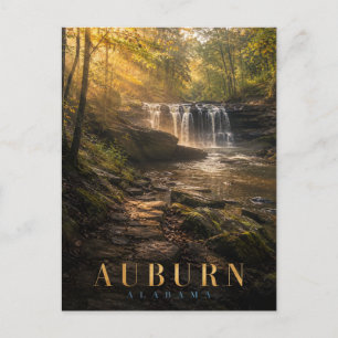 Cartão Postal Caterinas de Auburn Alabama Chewacla Falls REALMS