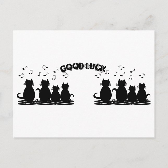 Cartão Postal caterwauling (Frente)