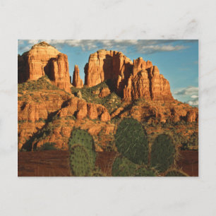 Cartão Postal Cathedral Rock ao pôr do sol a partir de Secret Ca