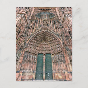 Cartão Postal Cathedrale Notre-Dame, Estrasburgo, França