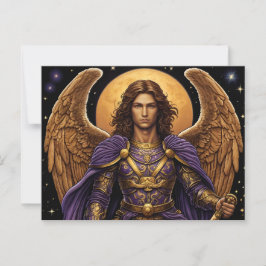 Cartão postal católico Michael Archangel