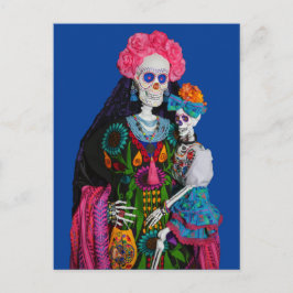 Cartão Postal Catrina e Calavera, Canvas Crônicas de Açúcar Infa