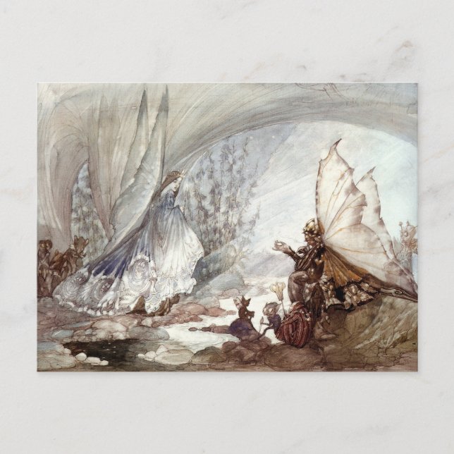 Cartão Postal Cats-Eye Woos Moonstone (Frente)