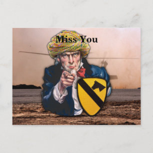 Cartão Postal Cav 11rua de cavalaria do iraque