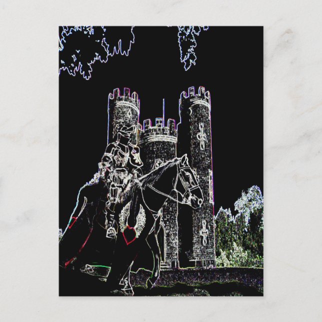 Cartão Postal Cavaleiro de Blaise Castle (Frente)