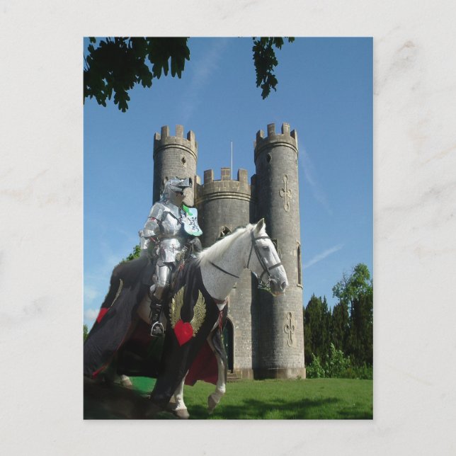 Cartão Postal Cavaleiro de Blaise Castle (Frente)