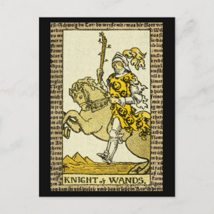 Cartão Postal Cavaleiro de Wands Tarot