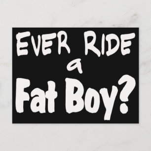 Cartão Postal Cavaleiro do Fat Boy