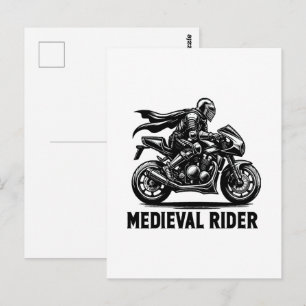 Cartão Postal Cavaleiro medieval