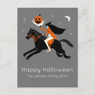 Cartão Postal Cavaleiro Sem Cabeça halloween