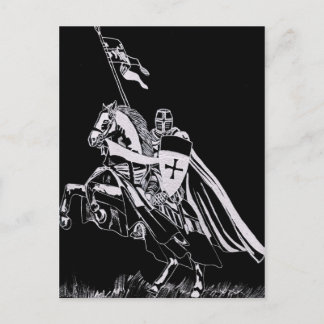 Cartão Postal Cavaleiro Templário