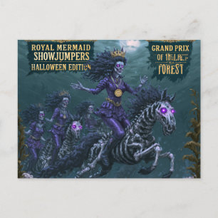 Cartão Postal Cavaleiros da Sereia Real Edição de Halloween