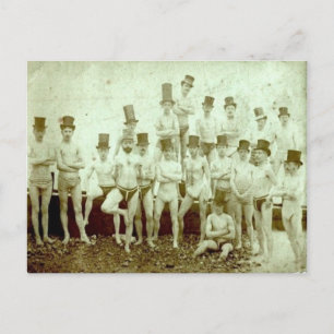 Cartão Postal Cavalheiros Swimmers