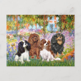 Cartão Postal Cavalier (4) - no Jardim de Monet