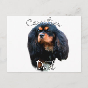 Cartão Postal Cavalier King Charles Spaniel Pai 2