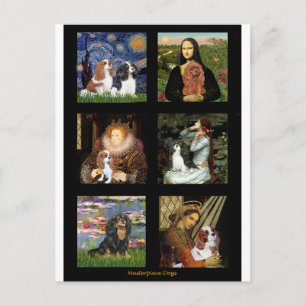 Cartão Postal Cavalier Obra-Prima Famosa de Arte Composta (V)