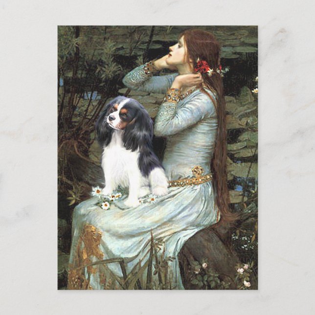 Cartão Postal Cavalier (Tri6) - Ophelia Seated (Frente)