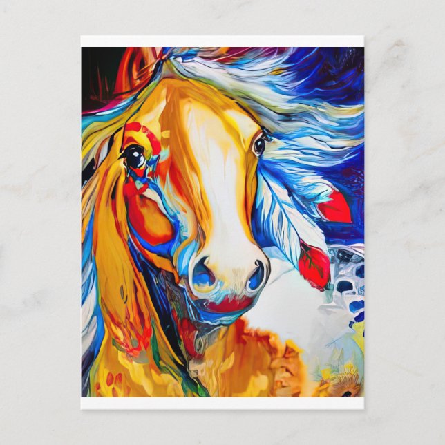 Cartão Postal Cavalo (Frente)