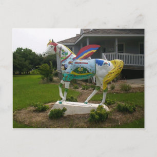 Cartão Postal Cavalo Asas Pirateado